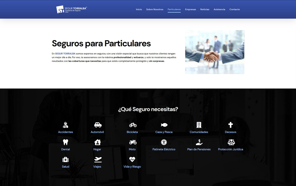 Nuevas secciones en nuestra web actualizada