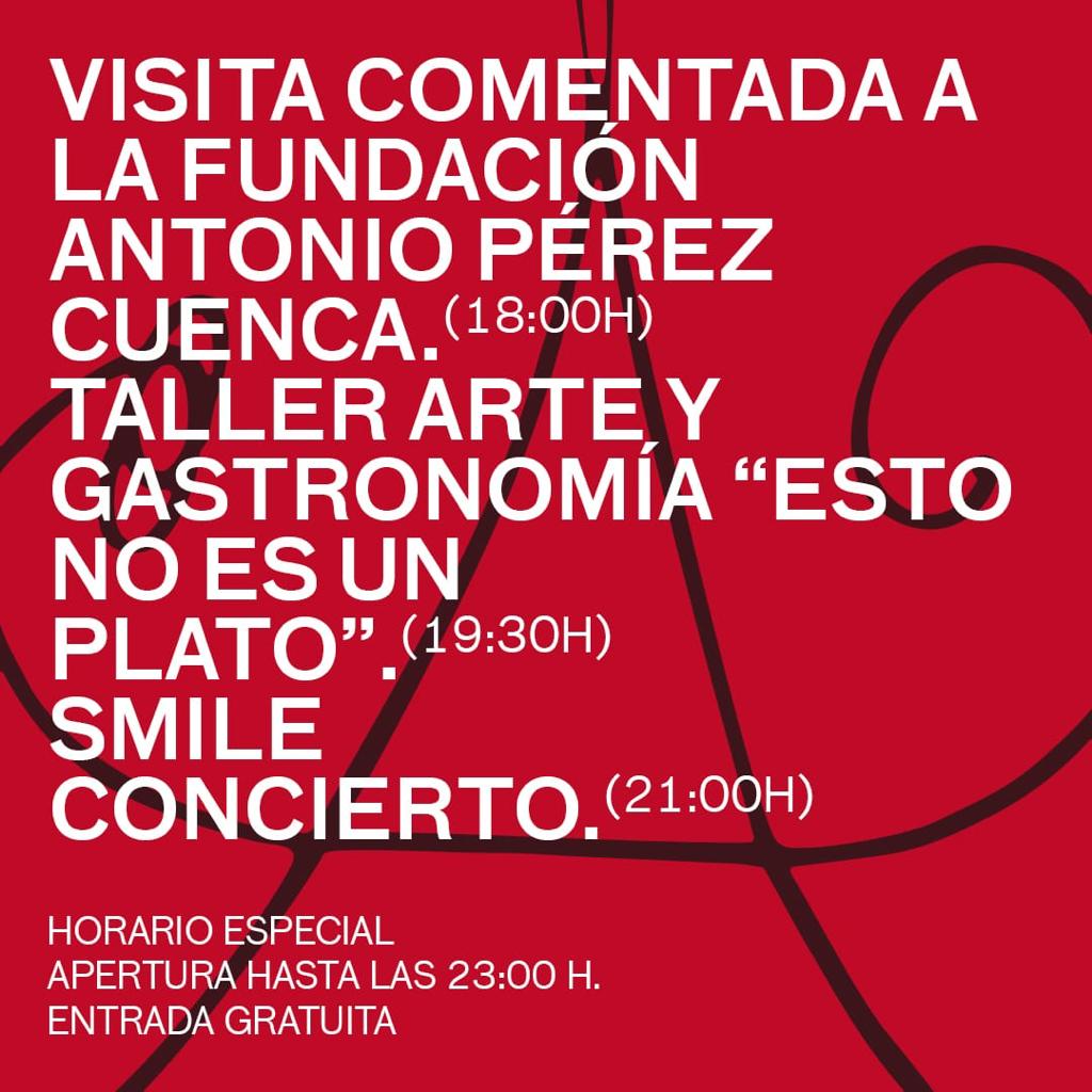 Programación del día Internacional de los Museos de la Fundación Antonio Pérez con el patrocinio de Segur Torralba.